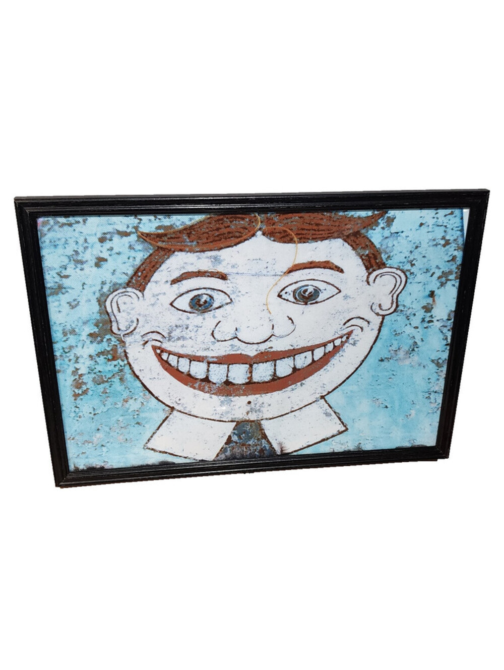 Coney Island Steeplechase Park Funny Face Tillie Vtg Style Framed Sign 20x14